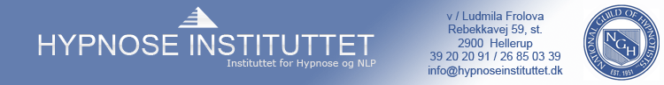 Hypnose Instituttet, Hellerupvej 43, st. tv. 2900 Hellerup 26 85 03 39